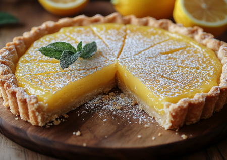 Лимонный пирог с курдом: рецепт сладенького к чаю из обычных продуктов