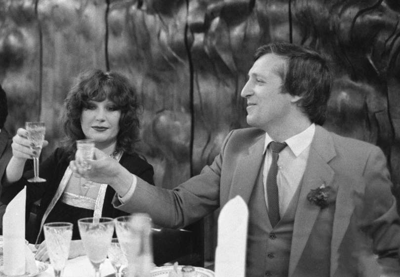 Алла Пугачева с мужем Евгением Болдиным, 1984 год