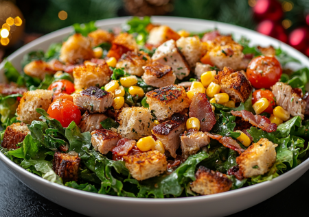 Готовлю этот салат на все праздники: секрет в карамельной печени с беконом — его 100% съедят первым