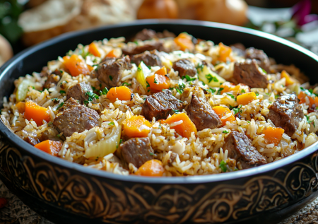 Вкусный и сытный ужин, после которого не хочется есть до утра. Мошубиринч — готовлю для большой семьи в одном горшочке