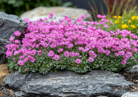 Растет на камнях и неплодородных участках, покрывается россыпью розовых звезд: чудо-многолетник