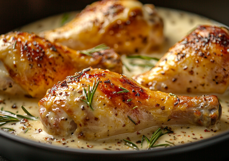Куриные голени по-царски: обалденная курочка в сливочно-сырном соусе — объедение из простых продуктов