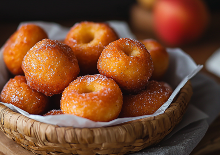 Самая любимая выпечка с яблоками! Яблочные клубочки: вкусные и пышные пончики без возни и хлопот