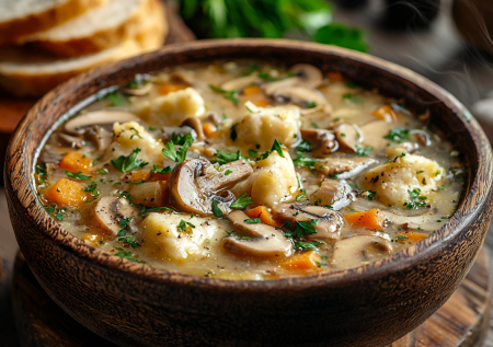 Грибной суп с курицей и клецками по-белорусски: он точно станет любимым. Готовим, когда надоели борщи и лапша