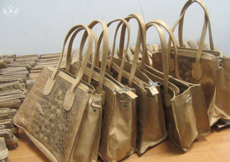 Контрабандист пытался ввезти в Россию 612 изделий из редких рептилий