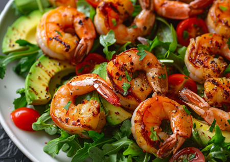 Как приготовить салат с креветками и авокадо всего за 10 минут