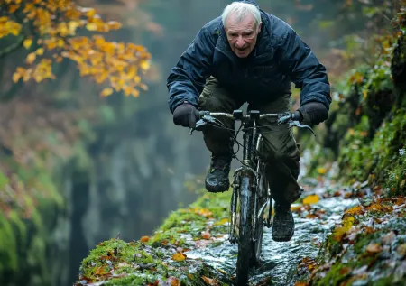Пенсионер упал в овраг и три дня пил вино