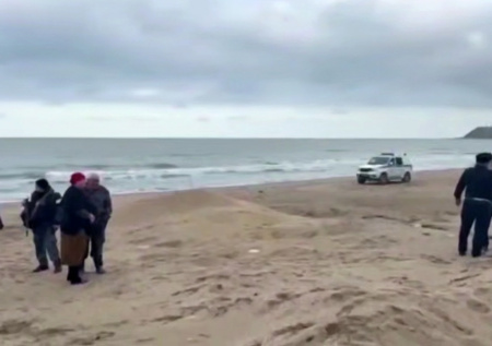 Момент крушения вертолета в Дагестане попал на видео