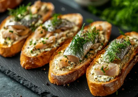 Идеальные бутерброды с селедкой: вкусное решение для праздничного стола