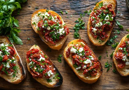 Брускетта по-итальянски — вот зачем мы вялили томаты