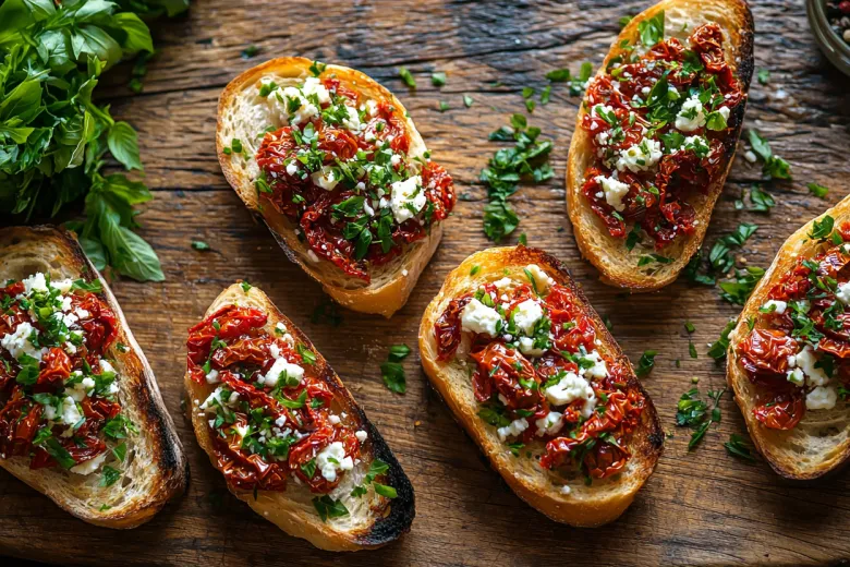 Брускетта по-итальянски — вот зачем мы вялили томаты