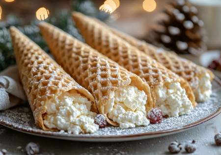 Пачка творога и горстка муки — готовлю хрустящие крумкаке! Норвежские вафельные конусы с творогом