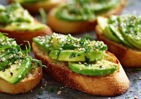 Готовлю ресторанную закуску за 15 минут! Брускетта с авокадо и зеленью