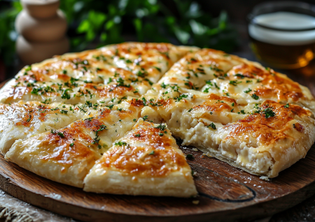 Осетинский пирог чиритджын. Очень сочный и нежный пирог с курицей и сыром — готовить просто, сложное только название