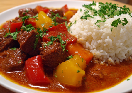 Когда говядина берет за душу: готовим гуляш с подливкой, как в детстве