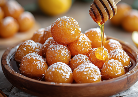 Семья подсела на эту вкуснятину! Лукумадес — воздушные греческие пончики в медовом сиропе
