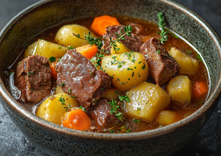 Если надоели запеканки и супы, готовлю лабскаус: проще некуда — закинула в кастрюлю и отдыхай