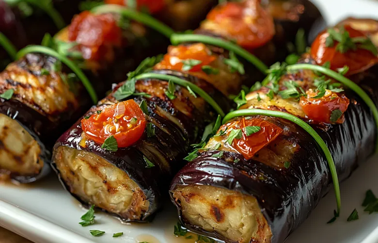 Вкусная закуска из баклажанов