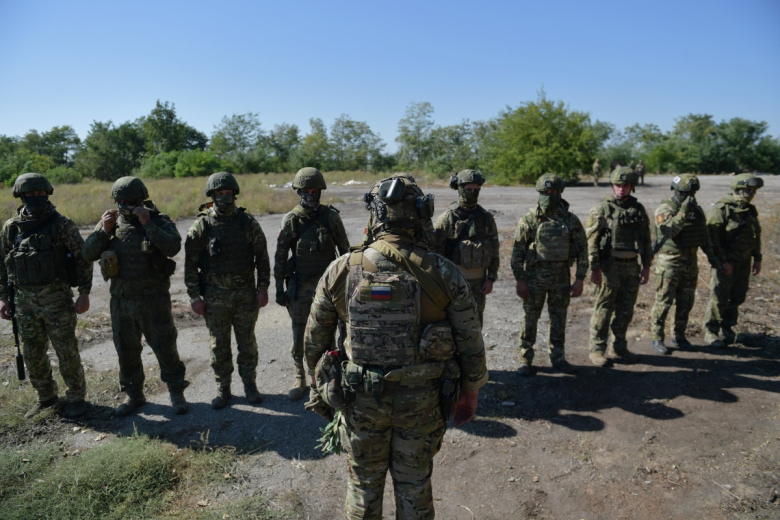 Бойцы 810 бригады морской пехоты Черноморского флота