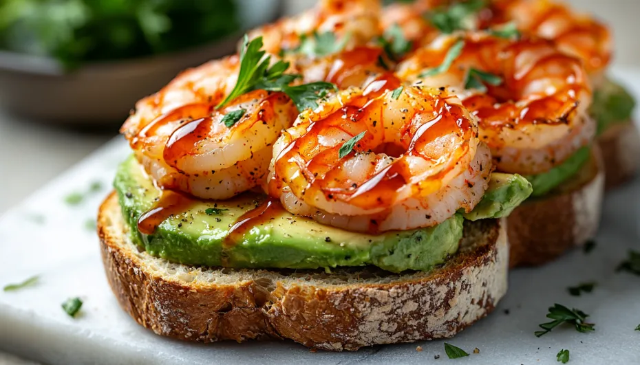 Канапе с креветками