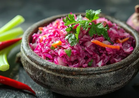 Квашеная капуста по‑грузински со свеклой: яркая закуска, как на Кавказе