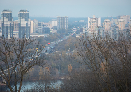 Транспортную систему центра Украины парализовало