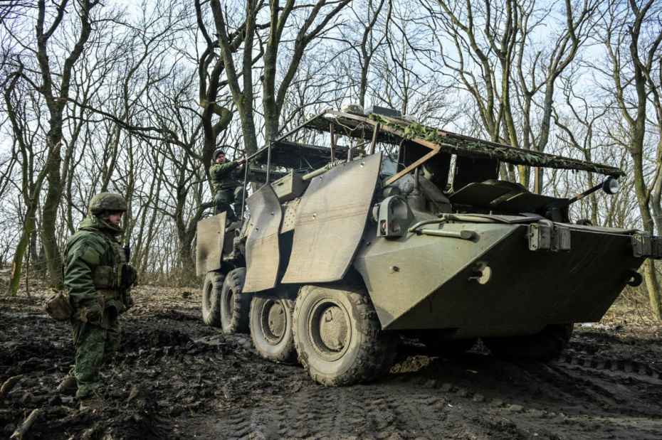 Военнослужащий из группы огневого прикрытия Центрального военного округа ВС РФ на Покровском направлении