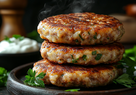 Быстрее, чем чебуреки и беляши, а вкус тот же — готовим мясные оладьи на кефире: простой рецепт для перекуса или завтрака