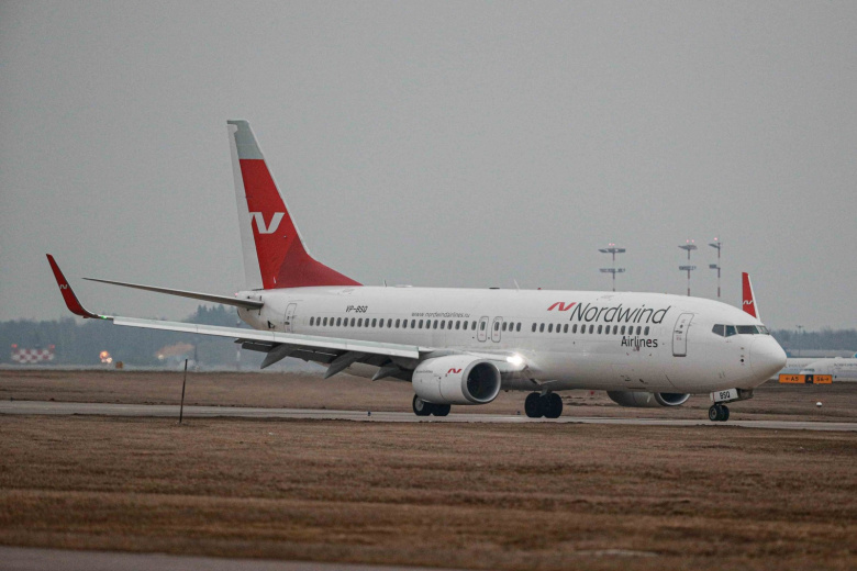 Самолет авиакомпании Nordwind Airlines
