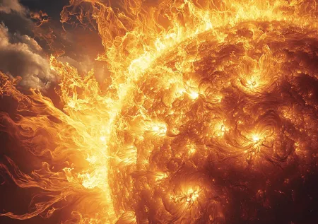 «Высший уровень»: на Солнце произошла мощная вспышка