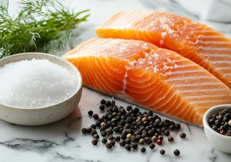 Станет звездой стола! Быстро засаливаем красную рыбу