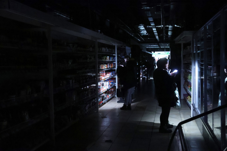 Отключение электроэнергии, Киев, Украина