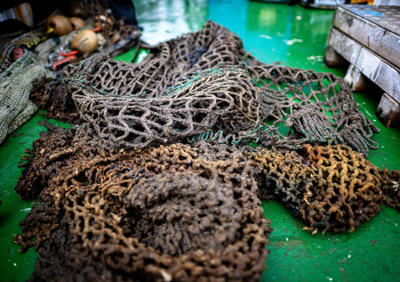 Украине подарили старые рыбацкие сети для «ловли» беспилотников