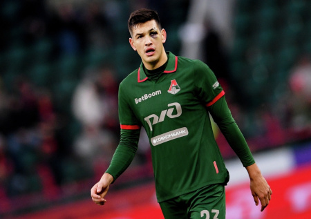 Игрок «Локомотива» появился на матче РПЛ с огромным синяком под глазом