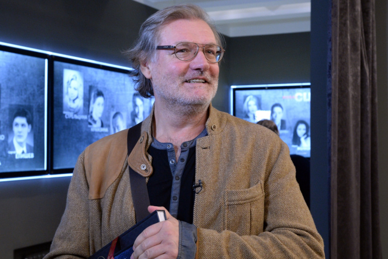 Актер театра имени Евгения Вахтангова Владимир Симонов на открытии 95-го театрального сезона, а также открытии новой сцены театра