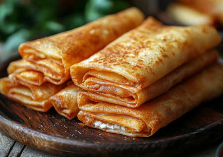 Блинчики «Любимчики» из лаваша. Теперь не нужно жарить тесто: 5 минут — и завтрак готов