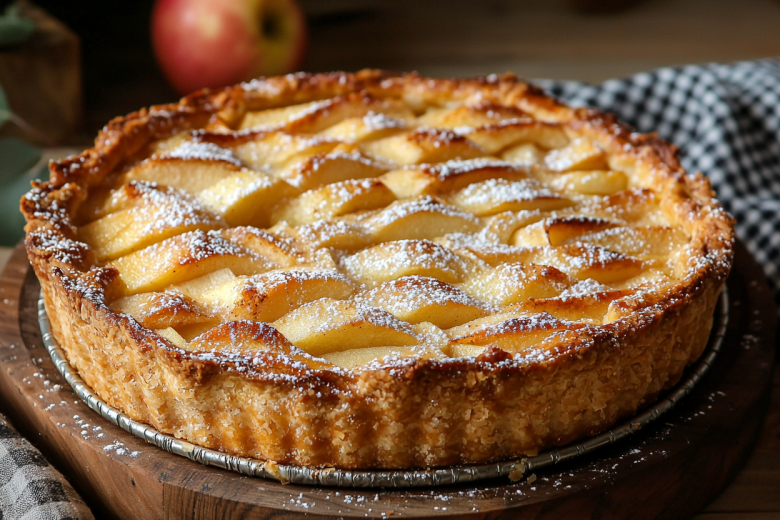 Пирог с яблоками: простой рецепт