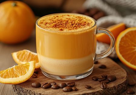 Кофейный напиток с цедрой апельсина: готовим согревающий раф для идеального утра