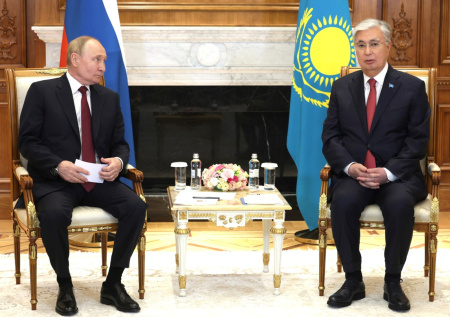 Стало известно, затронут ли Путин и Токаев тему СВО во время переговоров