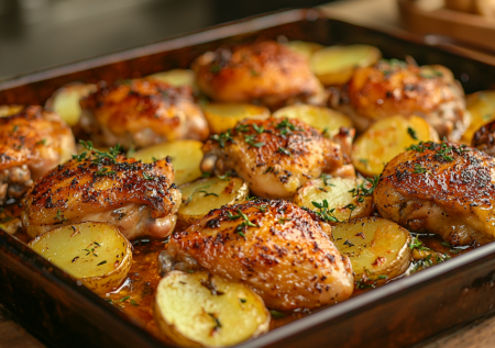 Курица с картошкой еще никогда не были такими вкусными: готовим «Медовую бомбу» на ужин