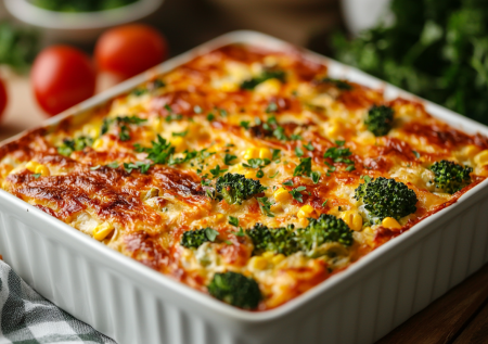 С таким ужином легко похудеть: все смешали — и в духовку: 95 ккал на 100 г