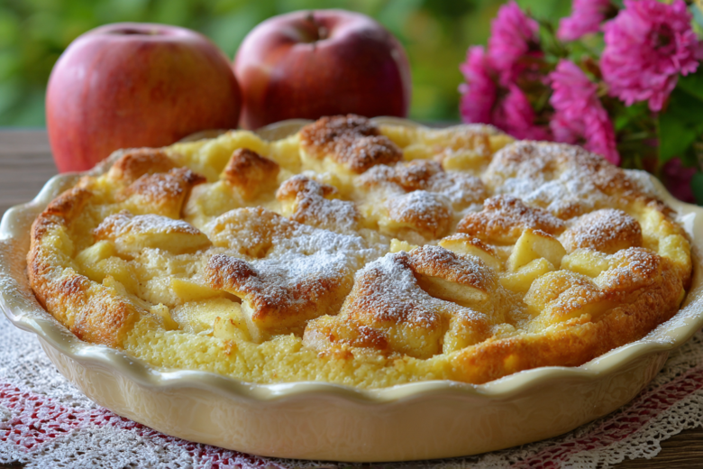 Яблочный пирог «Три стакана»