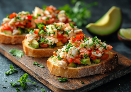 Эта брускетта — королева бутербродов: нежная закуска с авокадо и сулугуни за 15 минут к любому застолью