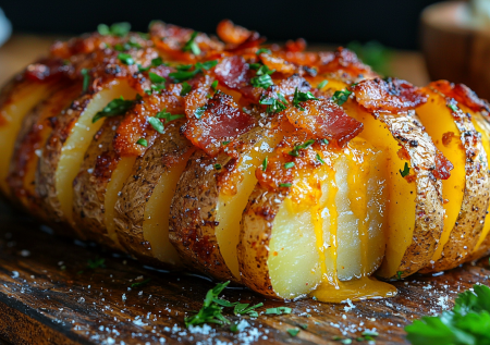 Обычная картошка скучно! Готовлю хассельбак — ужин по-шведски: нужны картошка, сыр и паприка