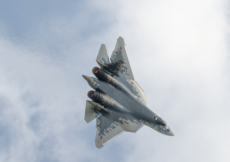 В США заявили о фуроре от российского истребителя Су-57