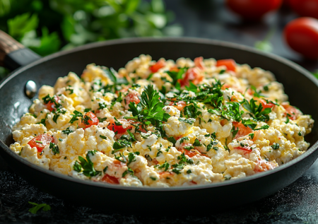 С такой яичницы приятно начинать каждое утро — добавил один ингредиент и получил идеальный полезный завтрак