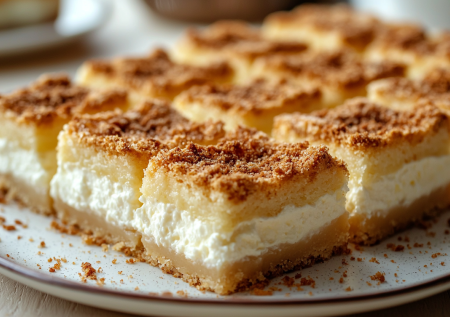 Тертое печенье с творожной прослойкой: идеально держит форму, но тает во рту