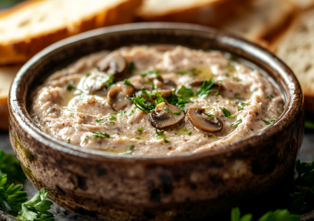 Горстка грибов и немного курицы — готовлю этот французский паштет для вкуснейших бутербродов