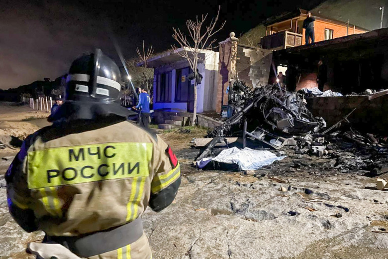 Крушение вертолета в Дагестане