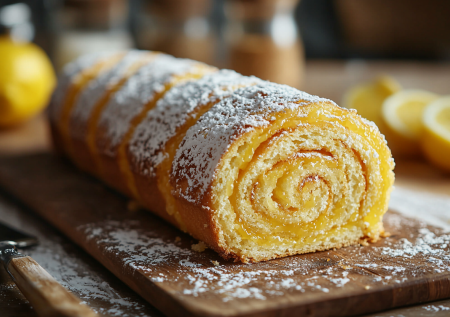 Лимонный рулет с курдом: рецепт простой домашней выпечки, которая покорит всех сладкоежек
